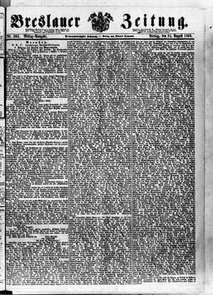 Breslauer Zeitung vom 24.08.1866