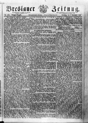 Breslauer Zeitung on Sep 2, 1866