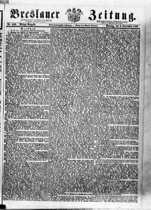 Breslauer Zeitung vom 03.09.1866