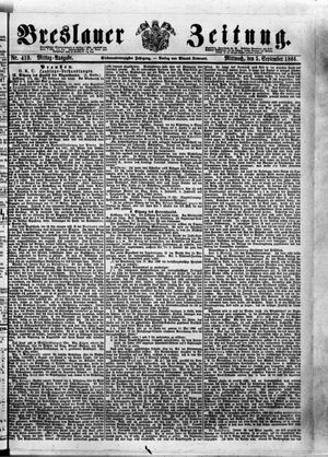 Breslauer Zeitung on Sep 5, 1866