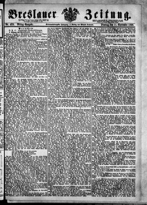 Breslauer Zeitung vom 11.09.1866