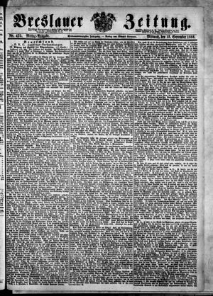Breslauer Zeitung vom 12.09.1866