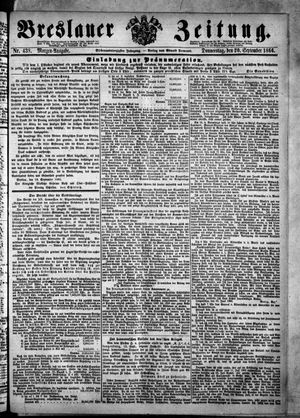 Breslauer Zeitung vom 20.09.1866