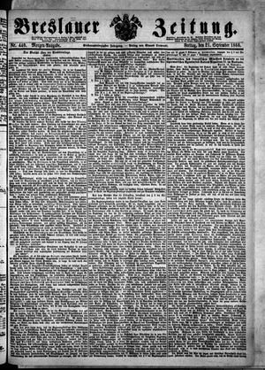 Breslauer Zeitung vom 21.09.1866