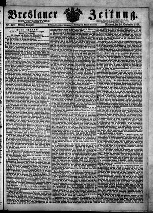 Breslauer Zeitung vom 26.09.1866