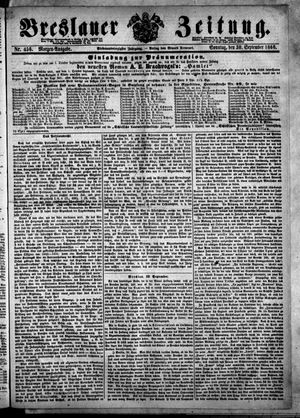 Breslauer Zeitung vom 30.09.1866