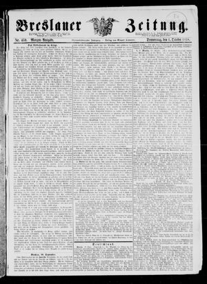 Breslauer Zeitung on Oct 1, 1868