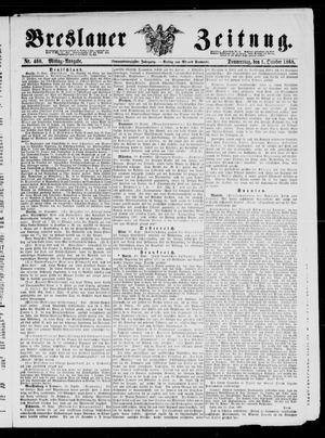 Breslauer Zeitung on Oct 1, 1868
