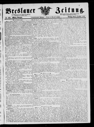 Breslauer Zeitung on Oct 2, 1868