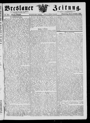 Breslauer Zeitung vom 15.10.1868