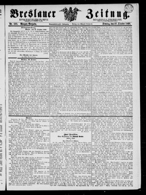 Breslauer Zeitung vom 27.10.1868