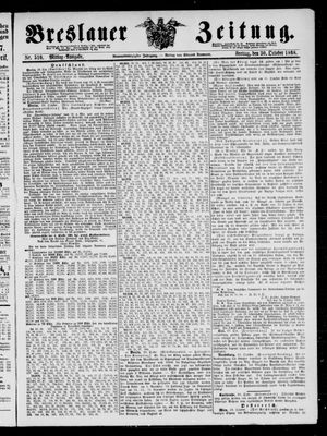 Breslauer Zeitung on Oct 30, 1868