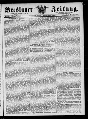 Breslauer Zeitung vom 06.11.1868