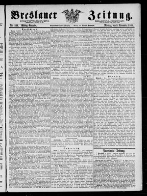 Breslauer Zeitung on Nov 9, 1868