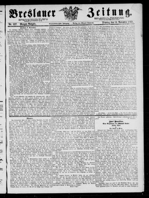 Breslauer Zeitung on Nov 10, 1868
