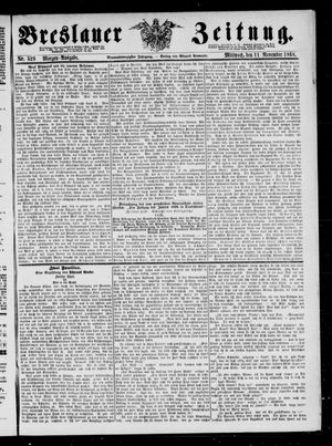 Breslauer Zeitung vom 11.11.1868