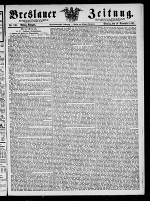 Breslauer Zeitung vom 16.11.1868