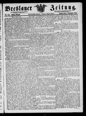 Breslauer Zeitung vom 17.11.1868
