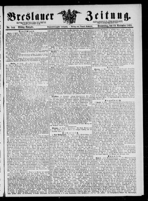 Breslauer Zeitung on Nov 19, 1868