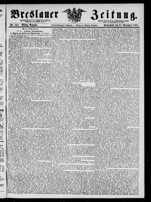 Breslauer Zeitung vom 21.11.1868
