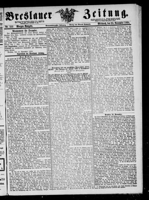 Breslauer Zeitung on Nov 25, 1868