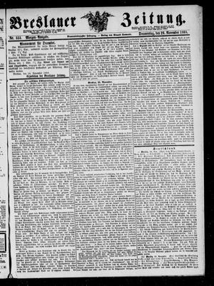 Breslauer Zeitung on Nov 26, 1868