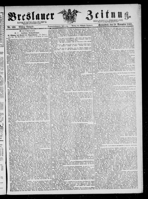 Breslauer Zeitung vom 28.11.1868