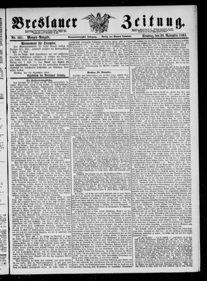 Breslauer Zeitung on Nov 29, 1868