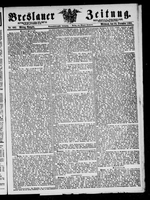 Breslauer Zeitung vom 23.12.1868