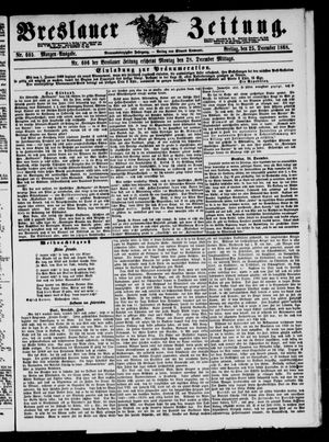 Breslauer Zeitung vom 25.12.1868