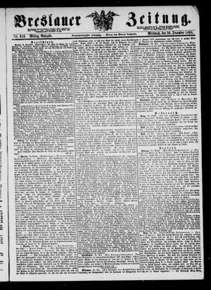 Breslauer Zeitung on Dec 30, 1868