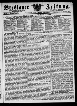 Breslauer Zeitung vom 31.12.1868
