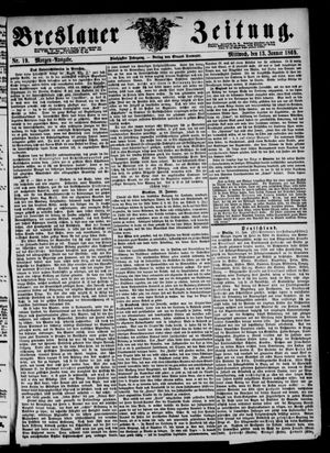 Breslauer Zeitung on Jan 13, 1869