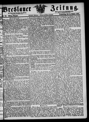 Breslauer Zeitung vom 14.01.1869