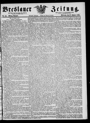 Breslauer Zeitung vom 27.01.1869