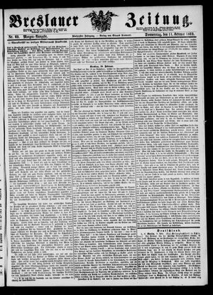 Breslauer Zeitung vom 11.02.1869