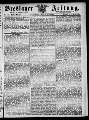 Breslauer Zeitung vom 28.04.1869