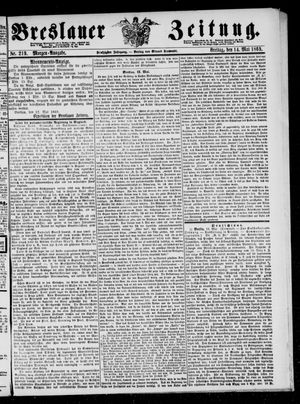 Breslauer Zeitung on May 14, 1869