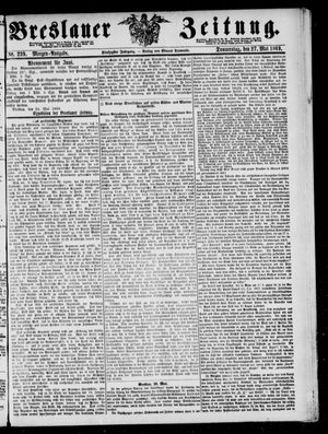 Breslauer Zeitung on May 27, 1869