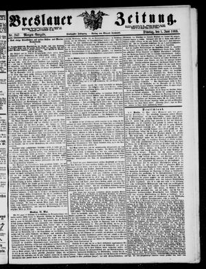 Breslauer Zeitung on Jun 1, 1869