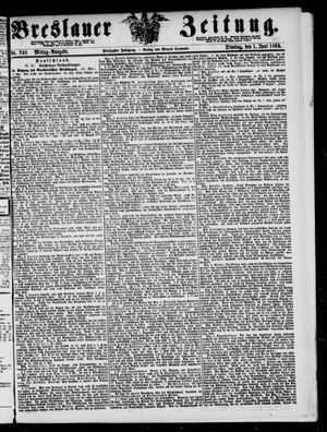 Breslauer Zeitung on Jun 1, 1869