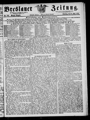 Breslauer Zeitung on Jun 27, 1869