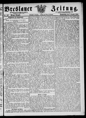 Breslauer Zeitung on Oct 7, 1869