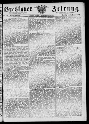 Breslauer Zeitung on Oct 10, 1869