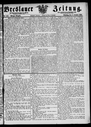 Breslauer Zeitung vom 17.10.1869