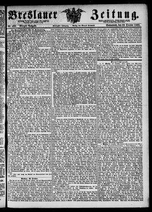 Breslauer Zeitung vom 23.10.1869