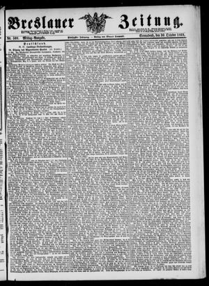 Breslauer Zeitung on Oct 30, 1869