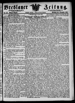 Breslauer Zeitung on Nov 3, 1869