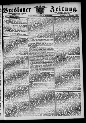 Breslauer Zeitung vom 12.11.1869
