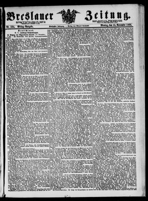 Breslauer Zeitung vom 15.11.1869